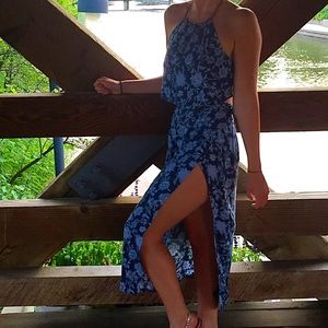 Ecoté Blue Floral Maxi Set